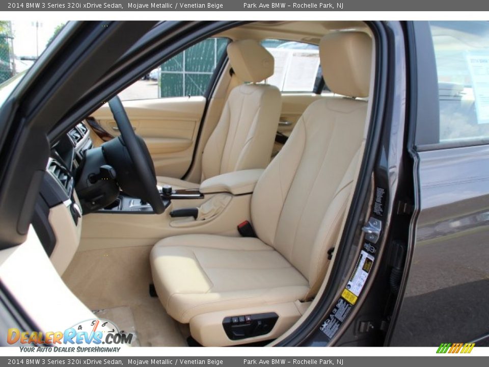 2014 BMW 3 Series 320i xDrive Sedan Mojave Metallic / Venetian Beige Photo #11