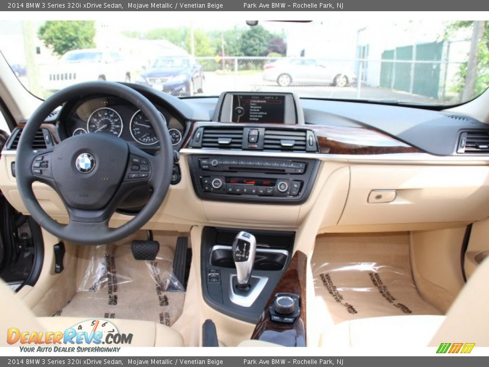 2014 BMW 3 Series 320i xDrive Sedan Mojave Metallic / Venetian Beige Photo #13