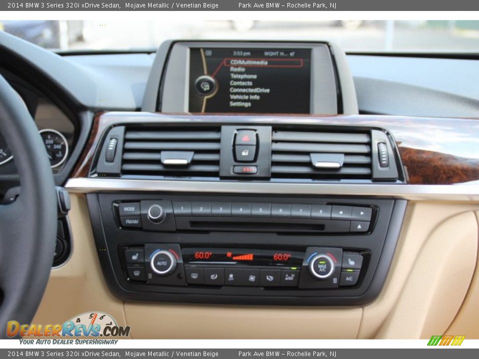 2014 BMW 3 Series 320i xDrive Sedan Mojave Metallic / Venetian Beige Photo #14