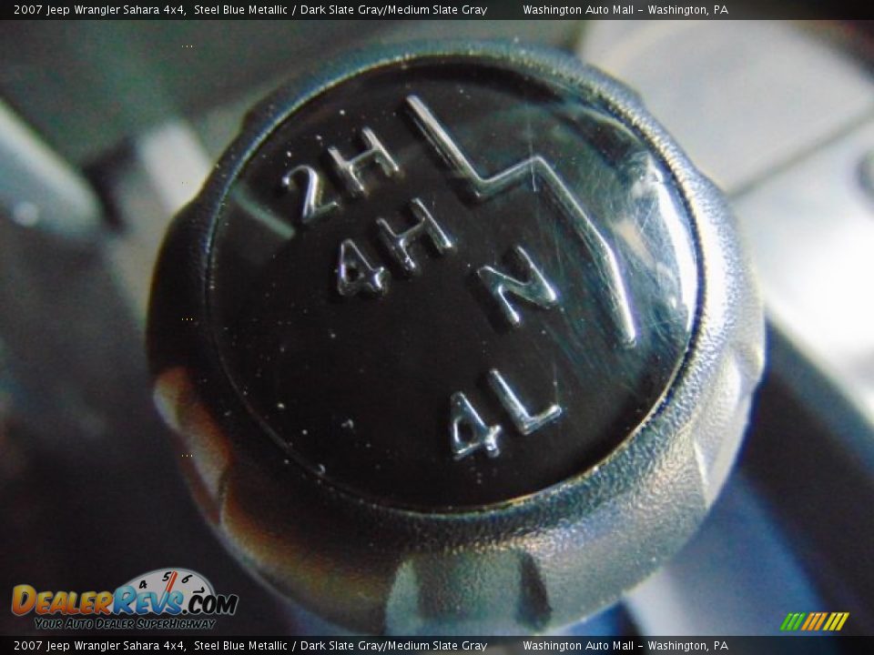 2007 Jeep Wrangler Sahara 4x4 Steel Blue Metallic / Dark Slate Gray/Medium Slate Gray Photo #16