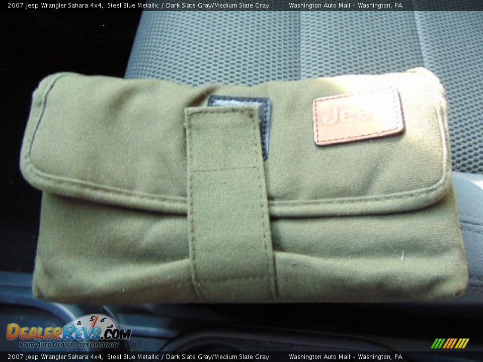 2007 Jeep Wrangler Sahara 4x4 Steel Blue Metallic / Dark Slate Gray/Medium Slate Gray Photo #17