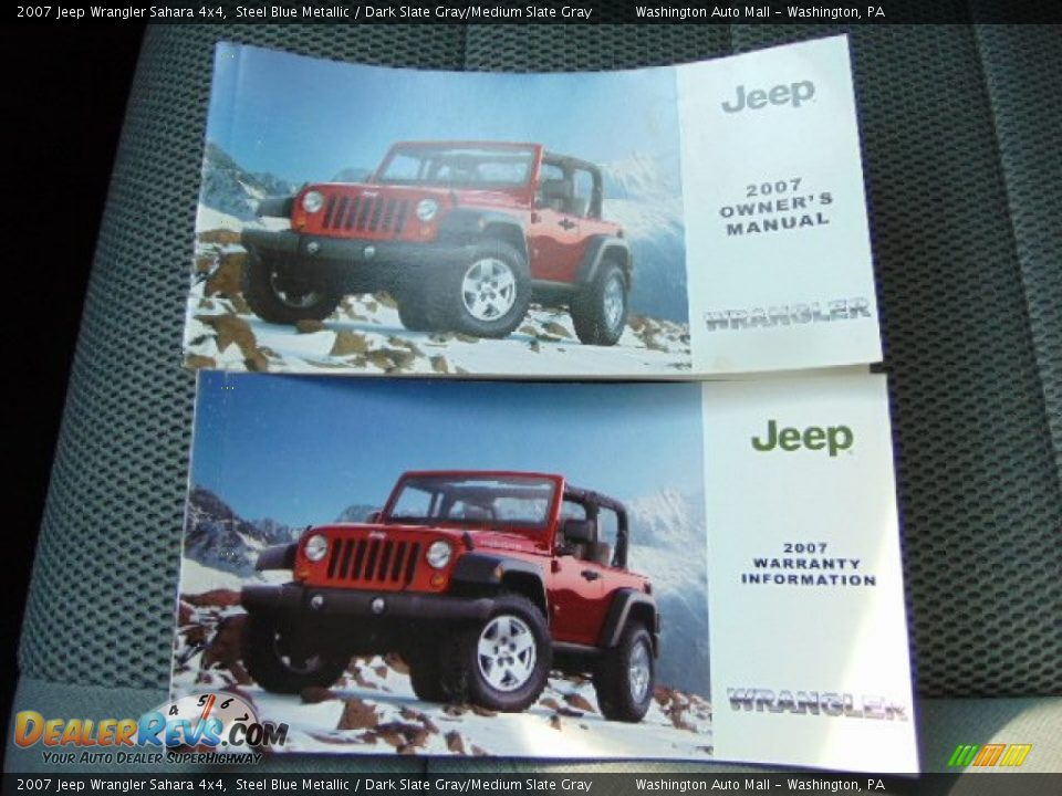 2007 Jeep Wrangler Sahara 4x4 Steel Blue Metallic / Dark Slate Gray/Medium Slate Gray Photo #18