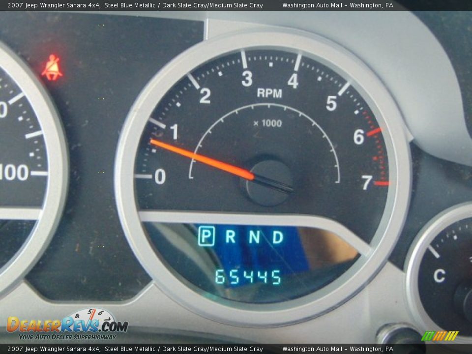 2007 Jeep Wrangler Sahara 4x4 Steel Blue Metallic / Dark Slate Gray/Medium Slate Gray Photo #20