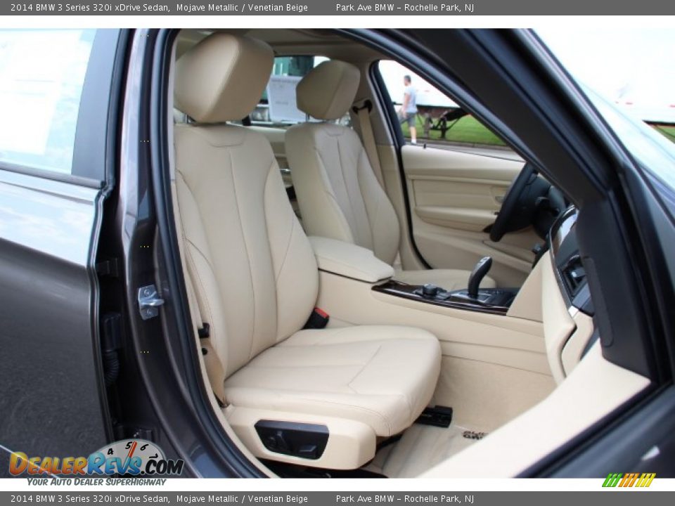 2014 BMW 3 Series 320i xDrive Sedan Mojave Metallic / Venetian Beige Photo #27