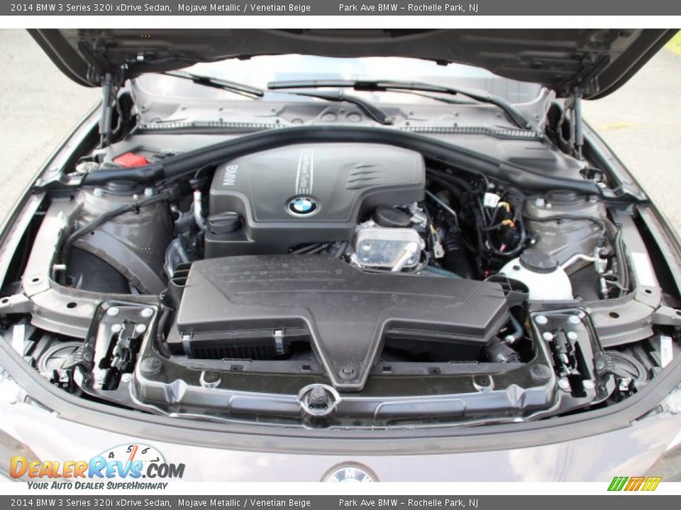 2014 BMW 3 Series 320i xDrive Sedan Mojave Metallic / Venetian Beige Photo #28