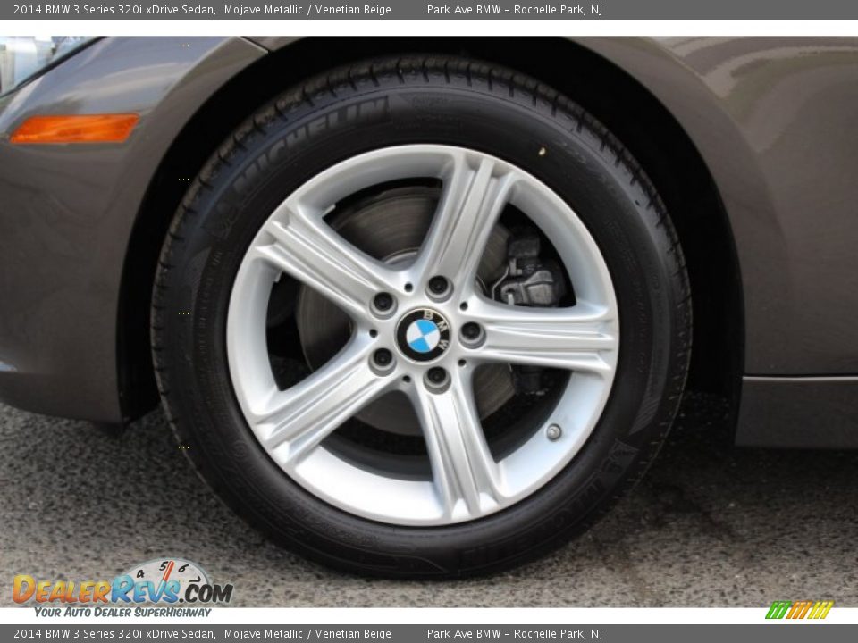 2014 BMW 3 Series 320i xDrive Sedan Mojave Metallic / Venetian Beige Photo #30