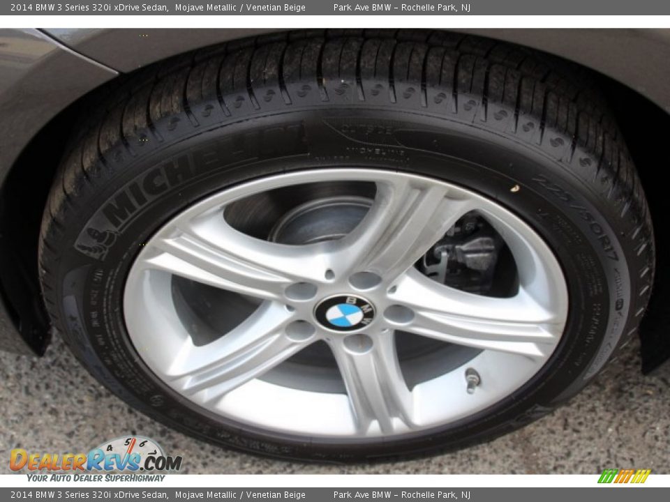 2014 BMW 3 Series 320i xDrive Sedan Mojave Metallic / Venetian Beige Photo #31