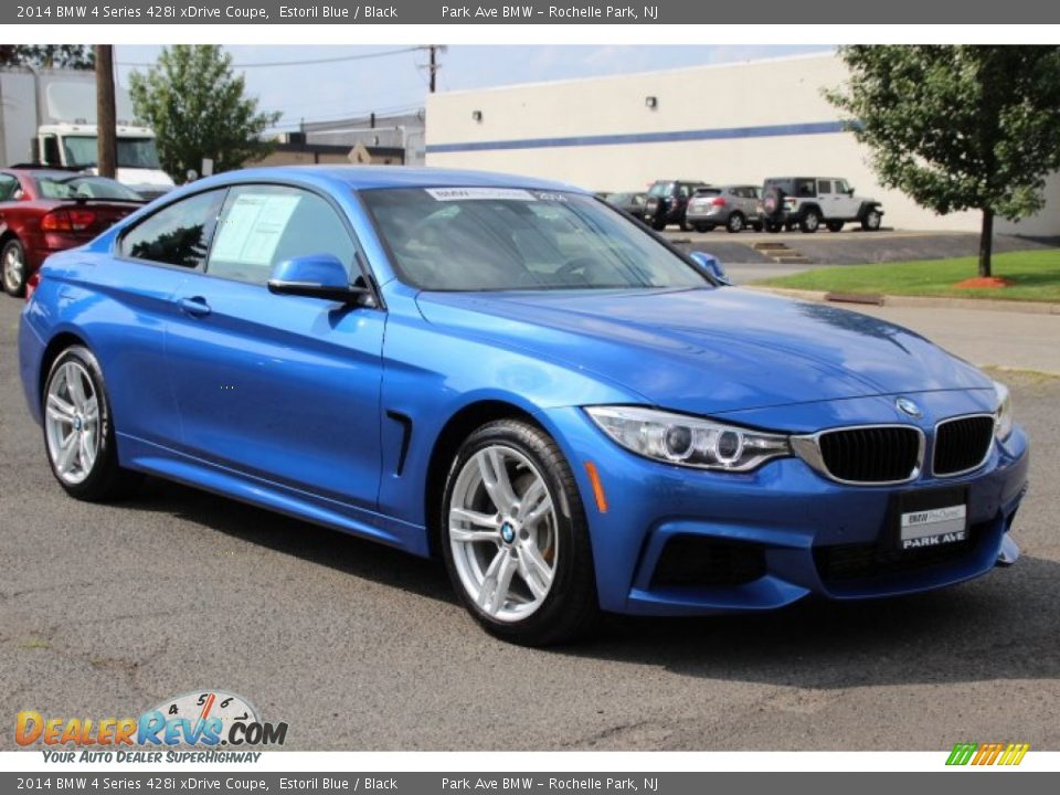 2014 BMW 4 Series 428i xDrive Coupe Estoril Blue / Black Photo #1