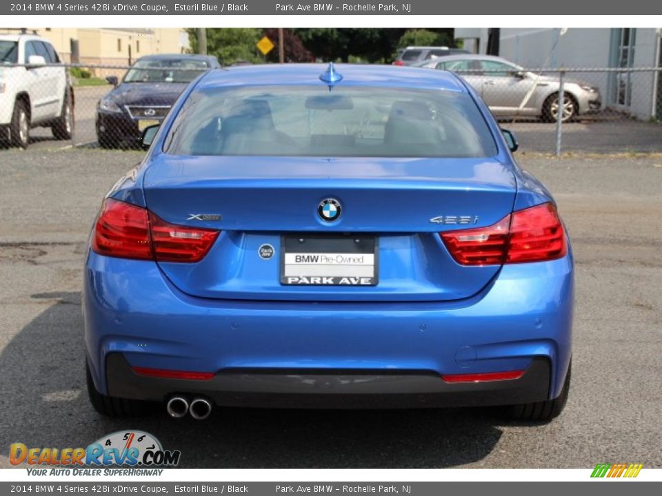 2014 BMW 4 Series 428i xDrive Coupe Estoril Blue / Black Photo #3