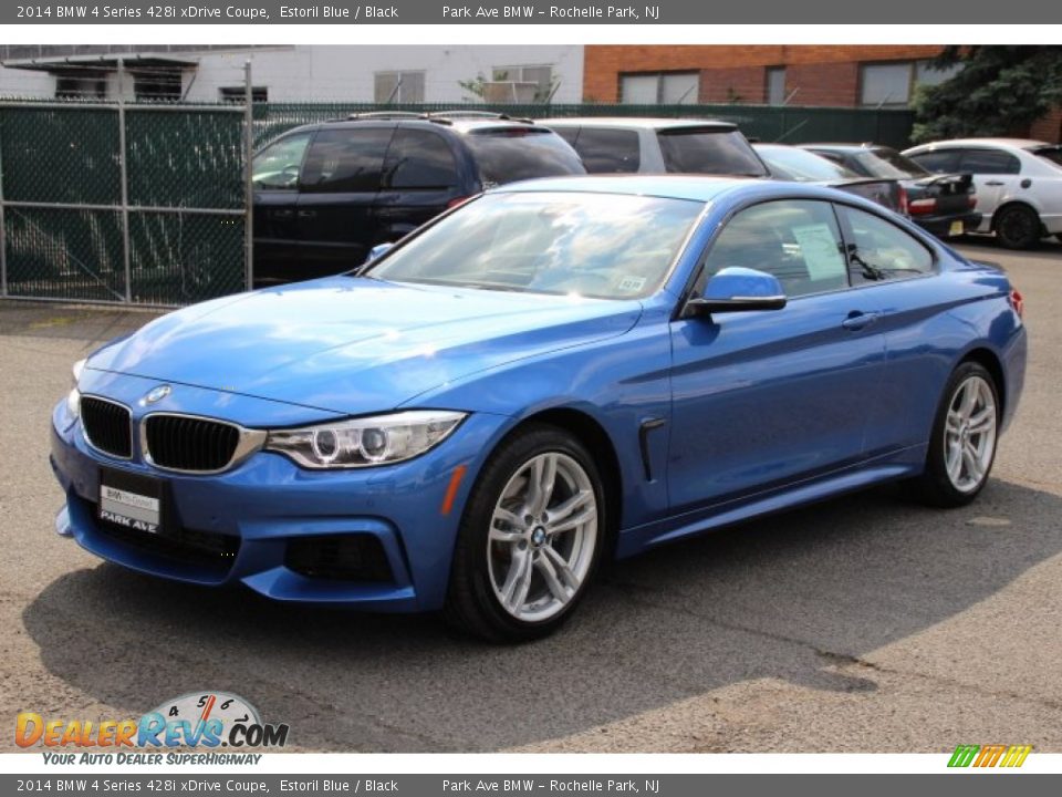 2014 BMW 4 Series 428i xDrive Coupe Estoril Blue / Black Photo #6