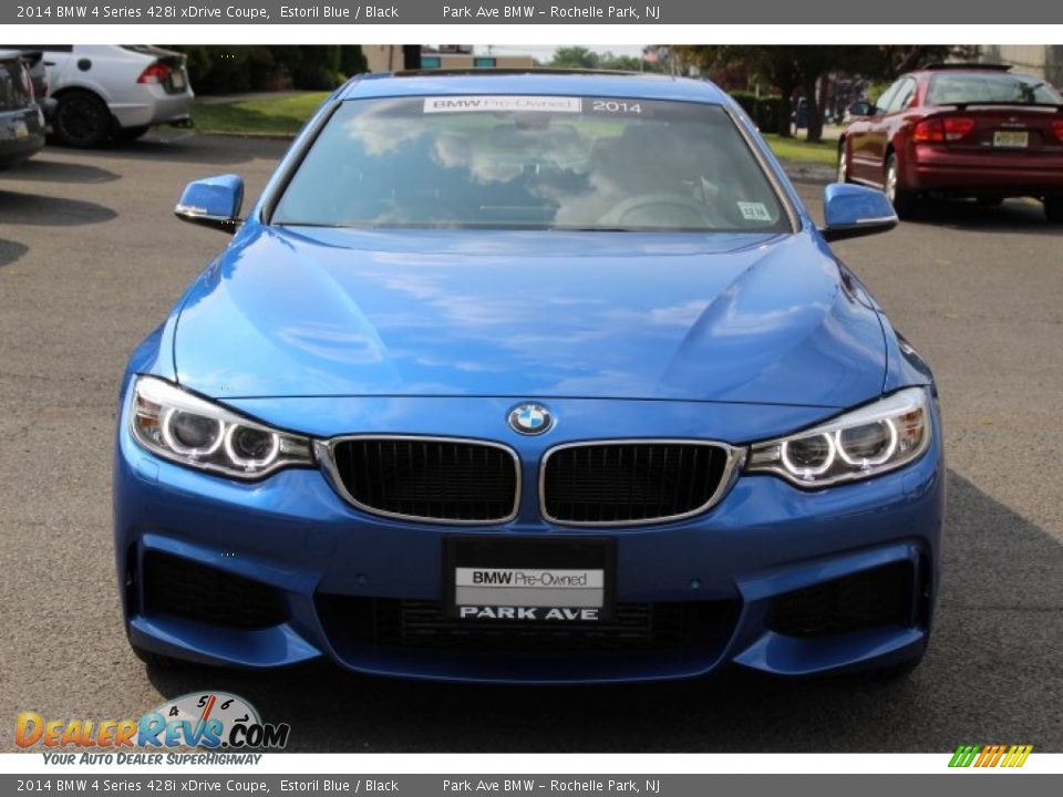 2014 BMW 4 Series 428i xDrive Coupe Estoril Blue / Black Photo #7