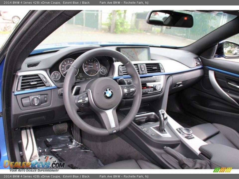 Black Interior - 2014 BMW 4 Series 428i xDrive Coupe Photo #10