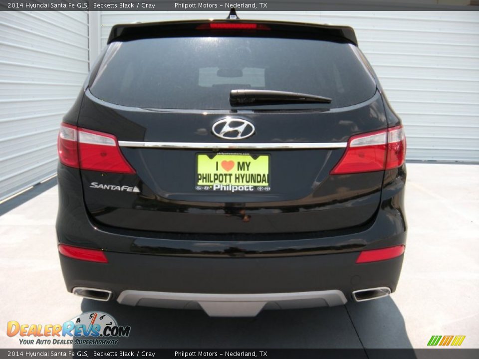 2014 Hyundai Santa Fe GLS Becketts Black / Gray Photo #5