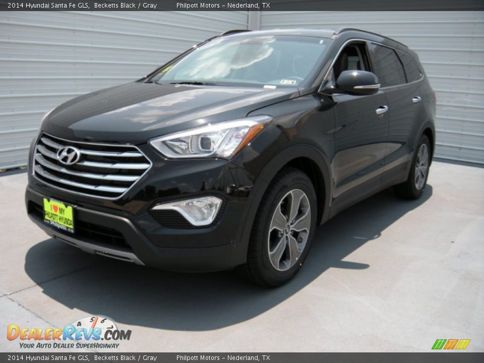 2014 Hyundai Santa Fe GLS Becketts Black / Gray Photo #7