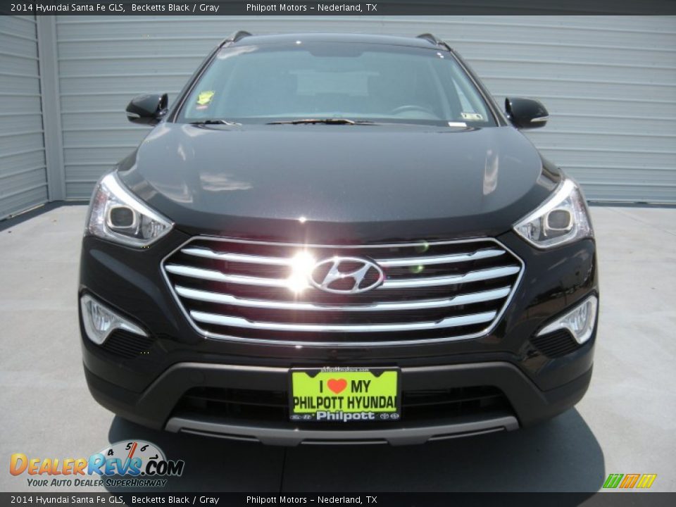 2014 Hyundai Santa Fe GLS Becketts Black / Gray Photo #8