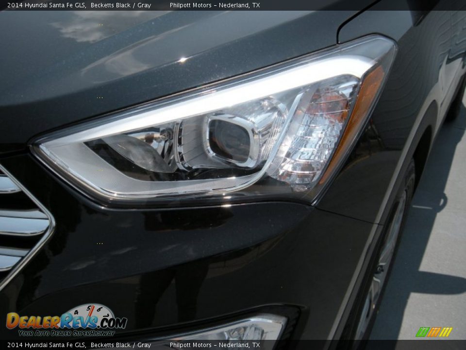 2014 Hyundai Santa Fe GLS Becketts Black / Gray Photo #9
