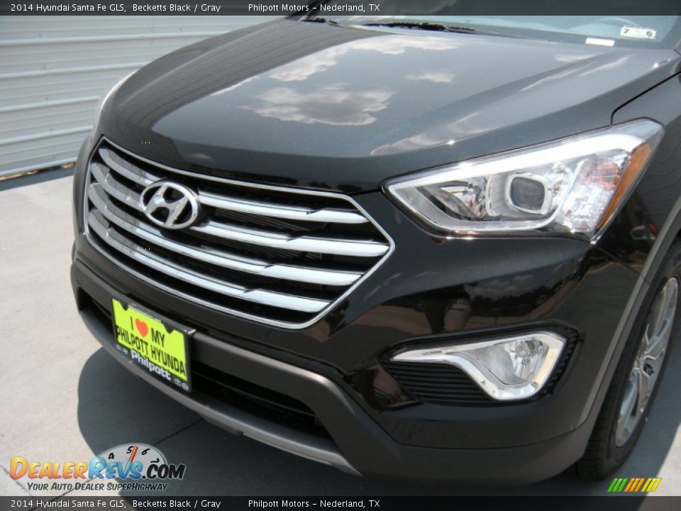 2014 Hyundai Santa Fe GLS Becketts Black / Gray Photo #10