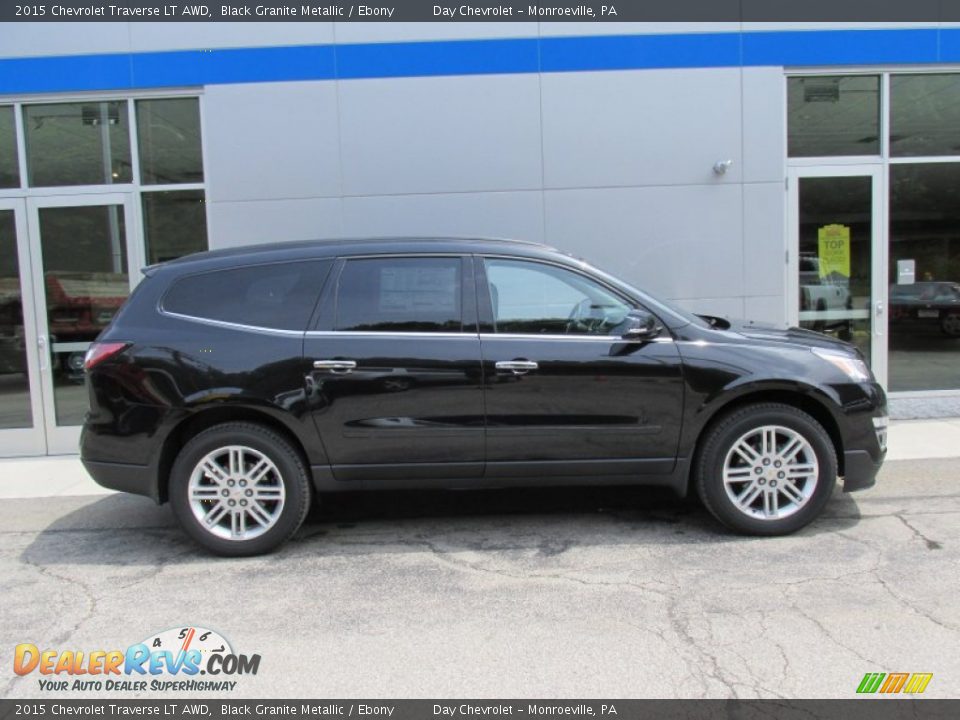 2015 Chevrolet Traverse LT AWD Black Granite Metallic / Ebony Photo #2