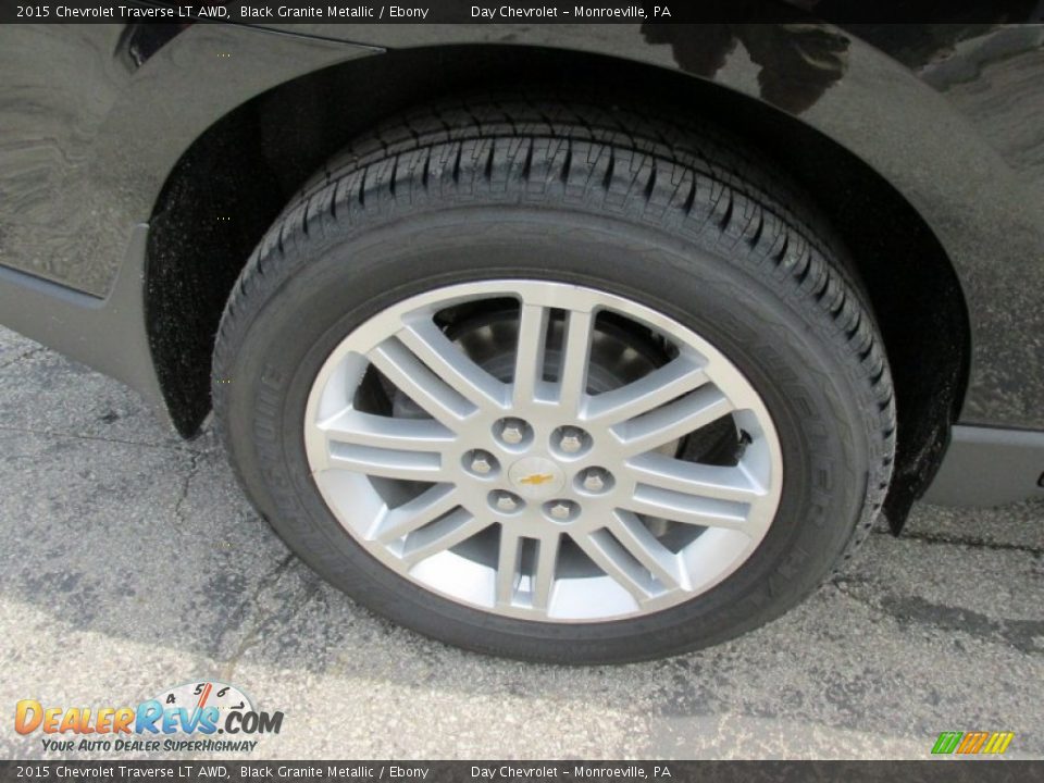 2015 Chevrolet Traverse LT AWD Black Granite Metallic / Ebony Photo #3