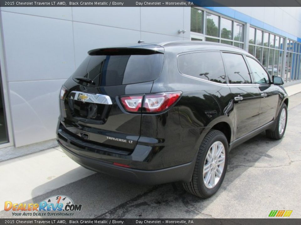 2015 Chevrolet Traverse LT AWD Black Granite Metallic / Ebony Photo #4