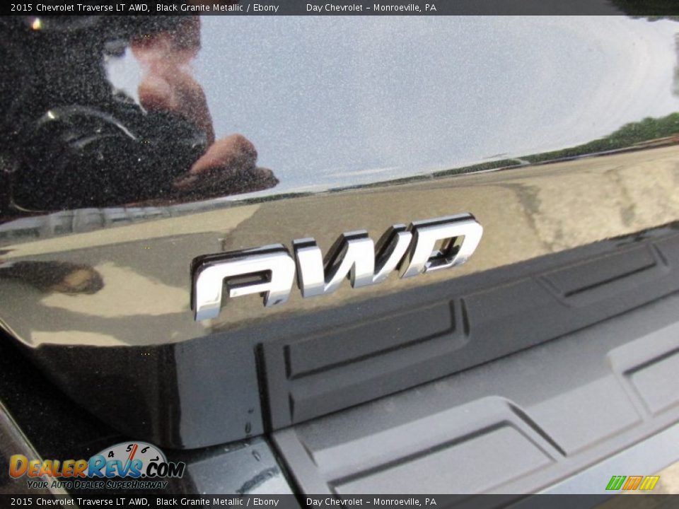 2015 Chevrolet Traverse LT AWD Black Granite Metallic / Ebony Photo #7