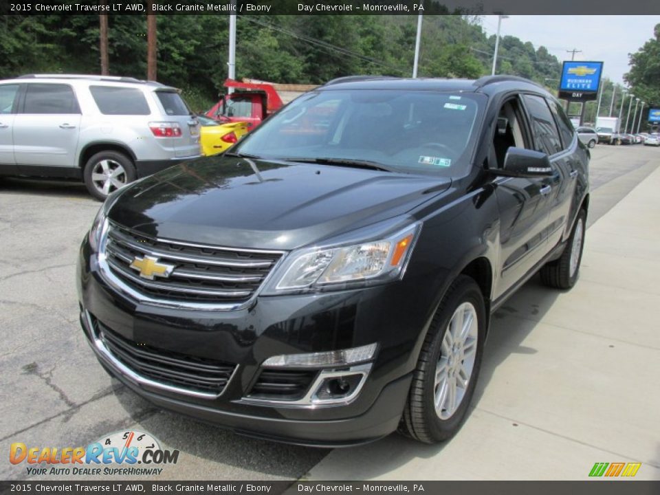 2015 Chevrolet Traverse LT AWD Black Granite Metallic / Ebony Photo #8