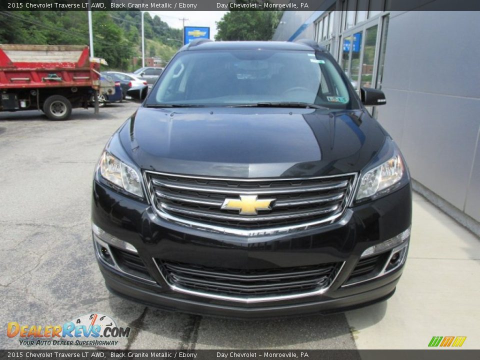 2015 Chevrolet Traverse LT AWD Black Granite Metallic / Ebony Photo #9