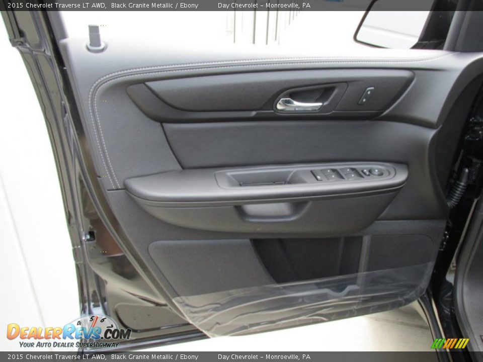 2015 Chevrolet Traverse LT AWD Black Granite Metallic / Ebony Photo #11