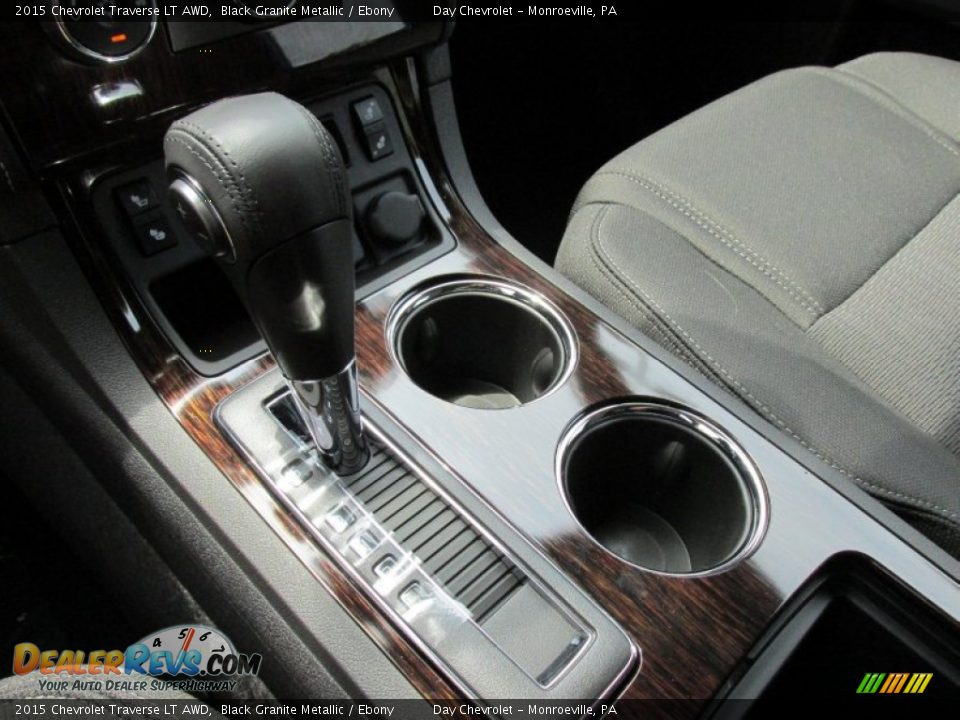 2015 Chevrolet Traverse LT AWD Black Granite Metallic / Ebony Photo #16