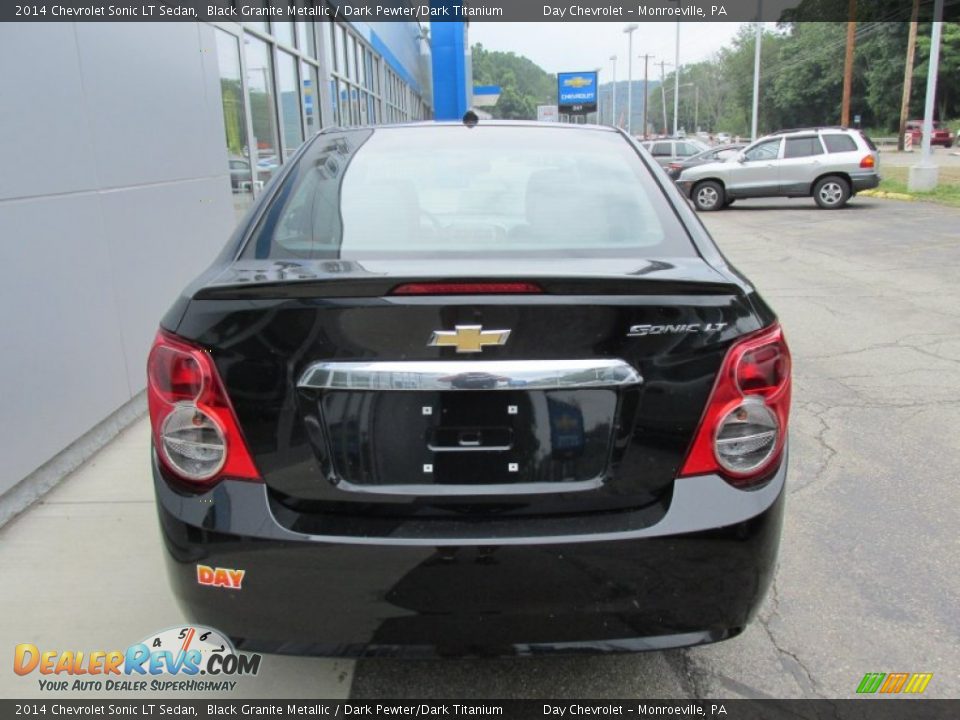 2014 Chevrolet Sonic LT Sedan Black Granite Metallic / Dark Pewter/Dark Titanium Photo #5