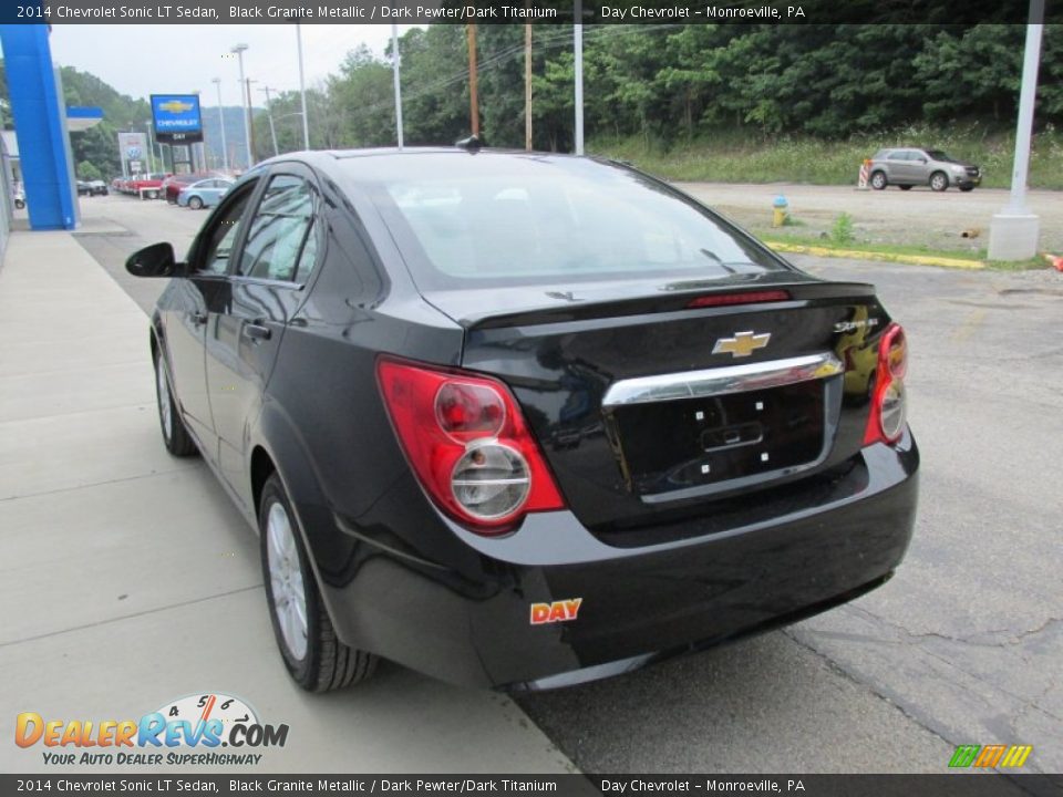2014 Chevrolet Sonic LT Sedan Black Granite Metallic / Dark Pewter/Dark Titanium Photo #6