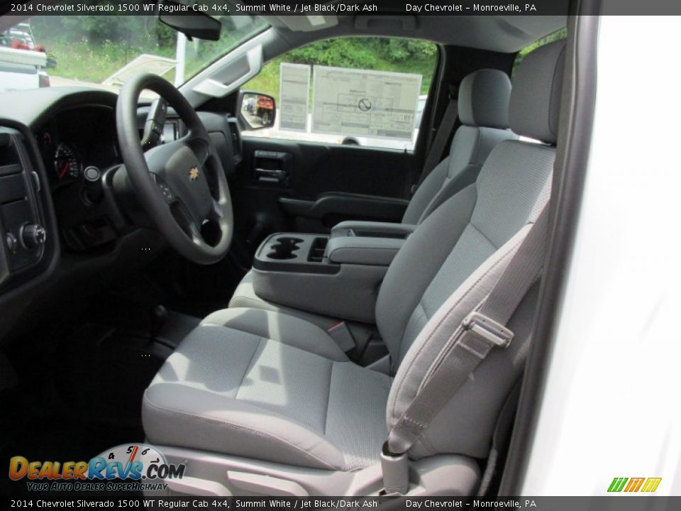 2014 Chevrolet Silverado 1500 WT Regular Cab 4x4 Summit White / Jet Black/Dark Ash Photo #12