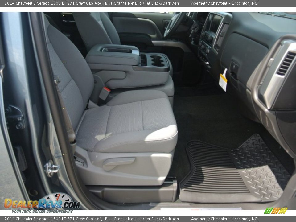 2014 Chevrolet Silverado 1500 LT Z71 Crew Cab 4x4 Blue Granite Metallic / Jet Black/Dark Ash Photo #17