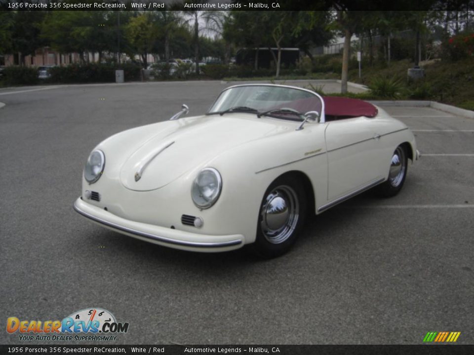 1956 Porsche 356 Speedster ReCreation White / Red Photo #1