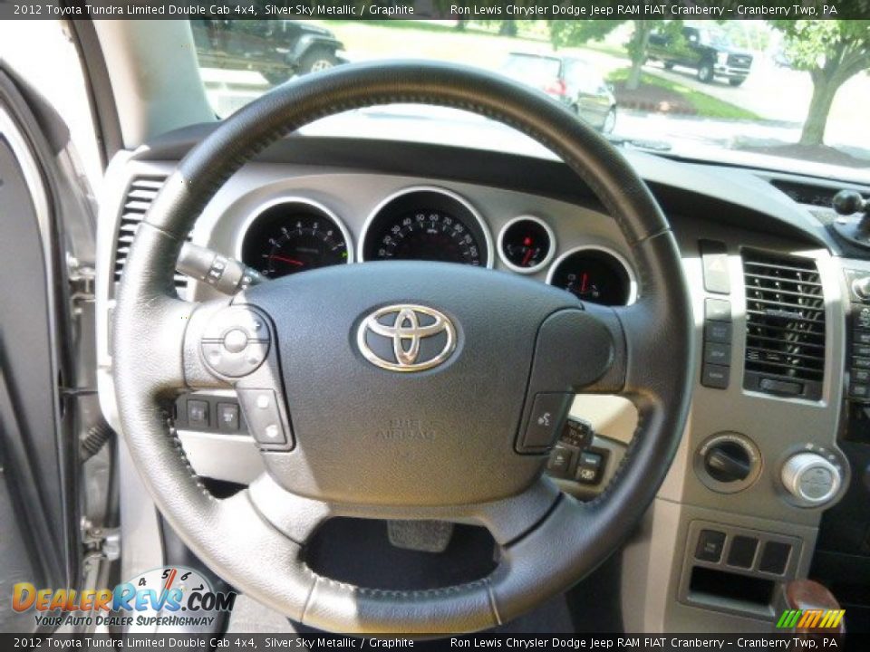 2012 Toyota Tundra Limited Double Cab 4x4 Silver Sky Metallic / Graphite Photo #18