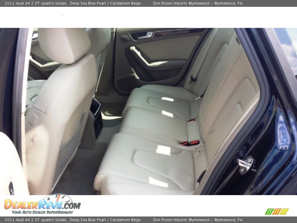 2011 Audi A4 2.0T quattro Sedan Deep Sea Blue Pearl / Cardamom Beige Photo #9