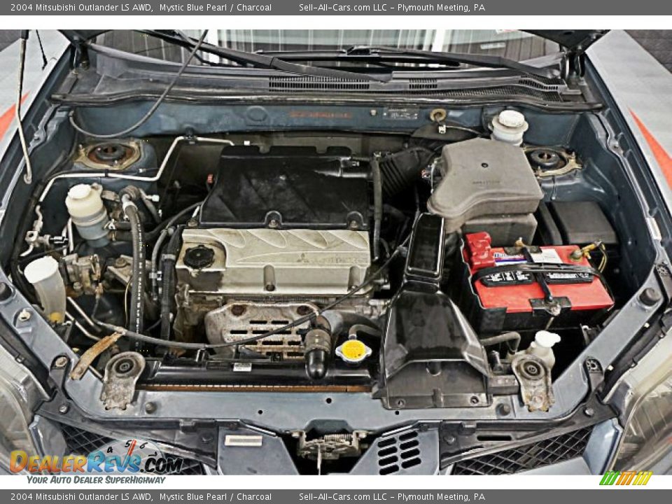 2004 Mitsubishi Outlander LS AWD 2.4 Liter SOHC 16 Valve MIVEC 4 Cylinder Engine Photo #9