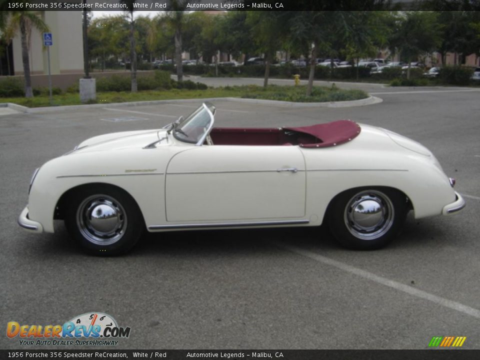1956 Porsche 356 Speedster ReCreation White / Red Photo #3