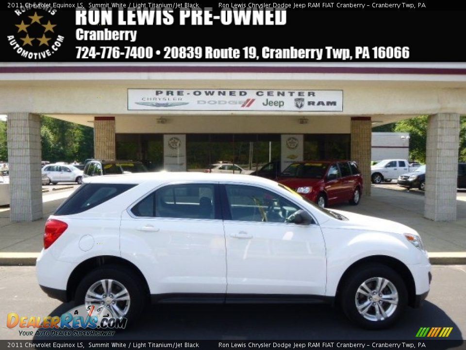 2011 Chevrolet Equinox LS Summit White / Light Titanium/Jet Black Photo #1