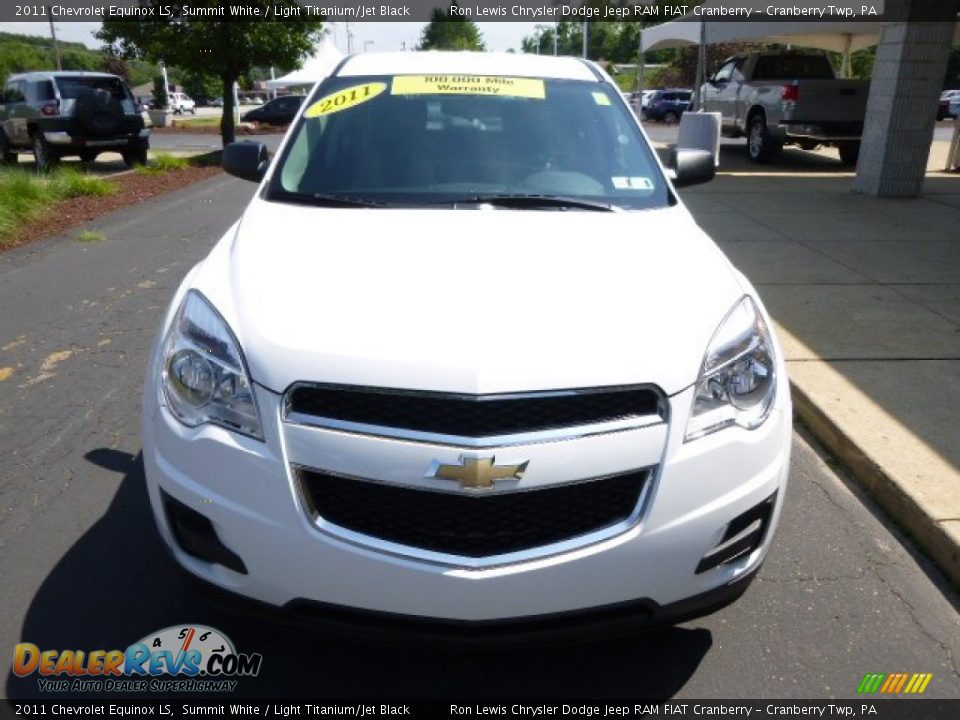 2011 Chevrolet Equinox LS Summit White / Light Titanium/Jet Black Photo #3