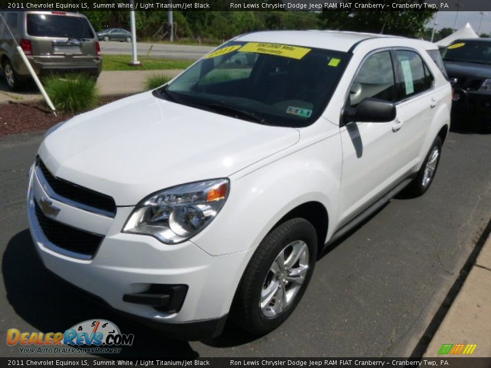 2011 Chevrolet Equinox LS Summit White / Light Titanium/Jet Black Photo #4