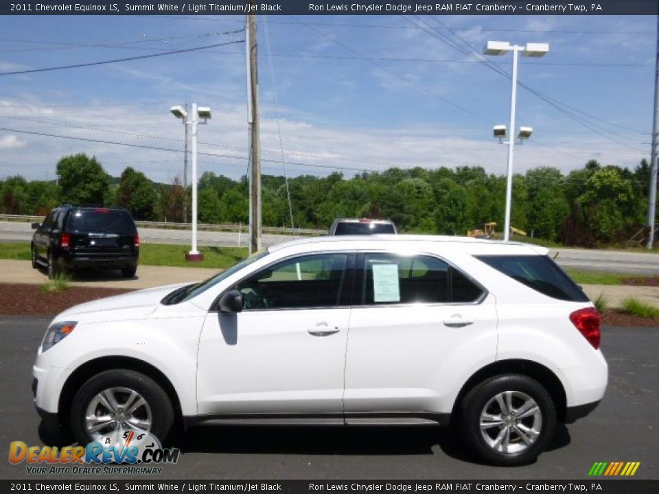 2011 Chevrolet Equinox LS Summit White / Light Titanium/Jet Black Photo #5