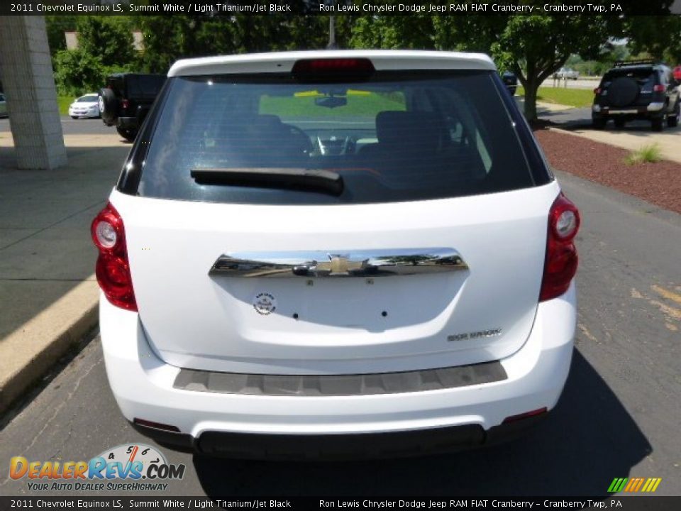 2011 Chevrolet Equinox LS Summit White / Light Titanium/Jet Black Photo #7