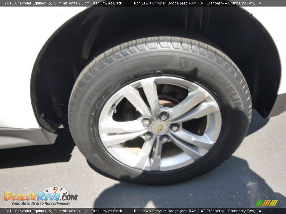 2011 Chevrolet Equinox LS Summit White / Light Titanium/Jet Black Photo #9