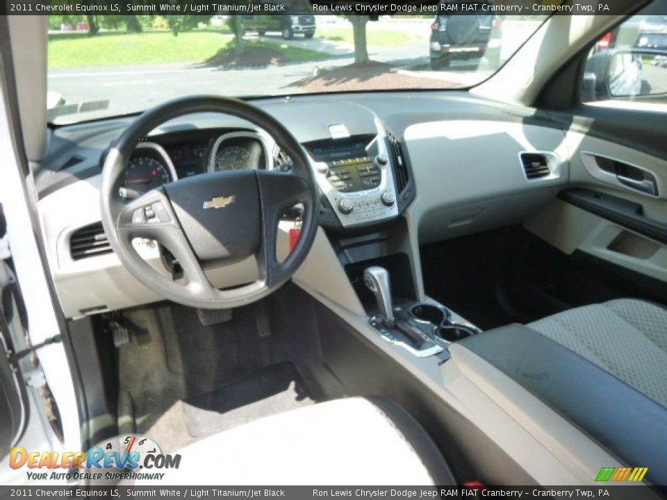 2011 Chevrolet Equinox LS Summit White / Light Titanium/Jet Black Photo #14