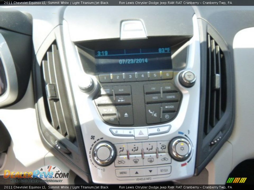 2011 Chevrolet Equinox LS Summit White / Light Titanium/Jet Black Photo #16
