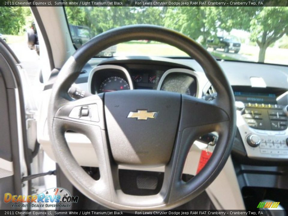 2011 Chevrolet Equinox LS Summit White / Light Titanium/Jet Black Photo #18