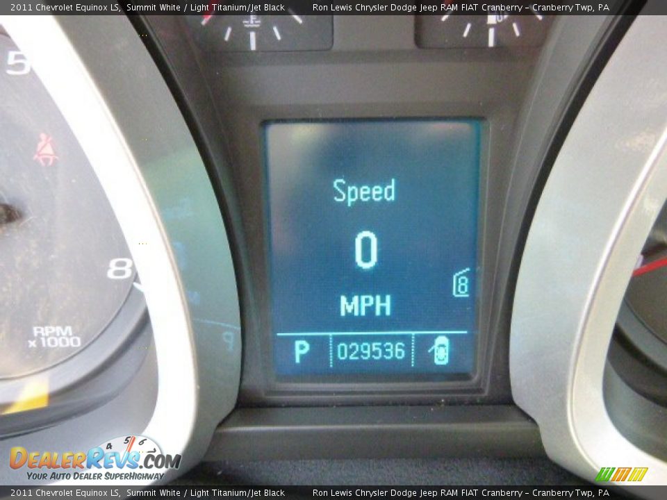 2011 Chevrolet Equinox LS Summit White / Light Titanium/Jet Black Photo #19