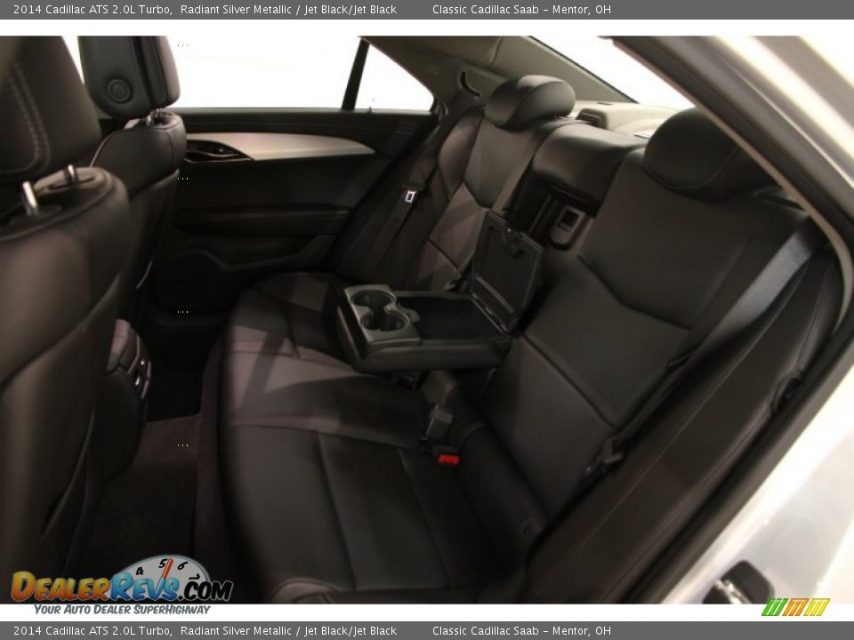 2014 Cadillac ATS 2.0L Turbo Radiant Silver Metallic / Jet Black/Jet Black Photo #27