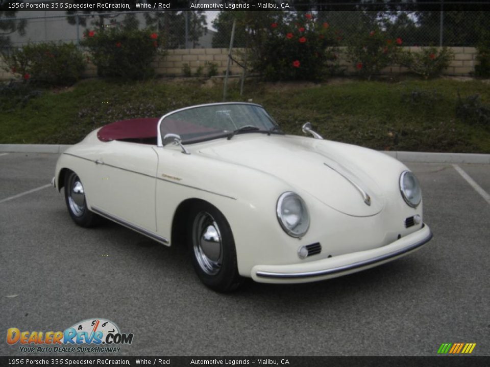 1956 Porsche 356 Speedster ReCreation White / Red Photo #8